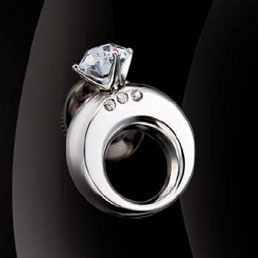 ラペルピン クリスタルグレースRING(BXリング)